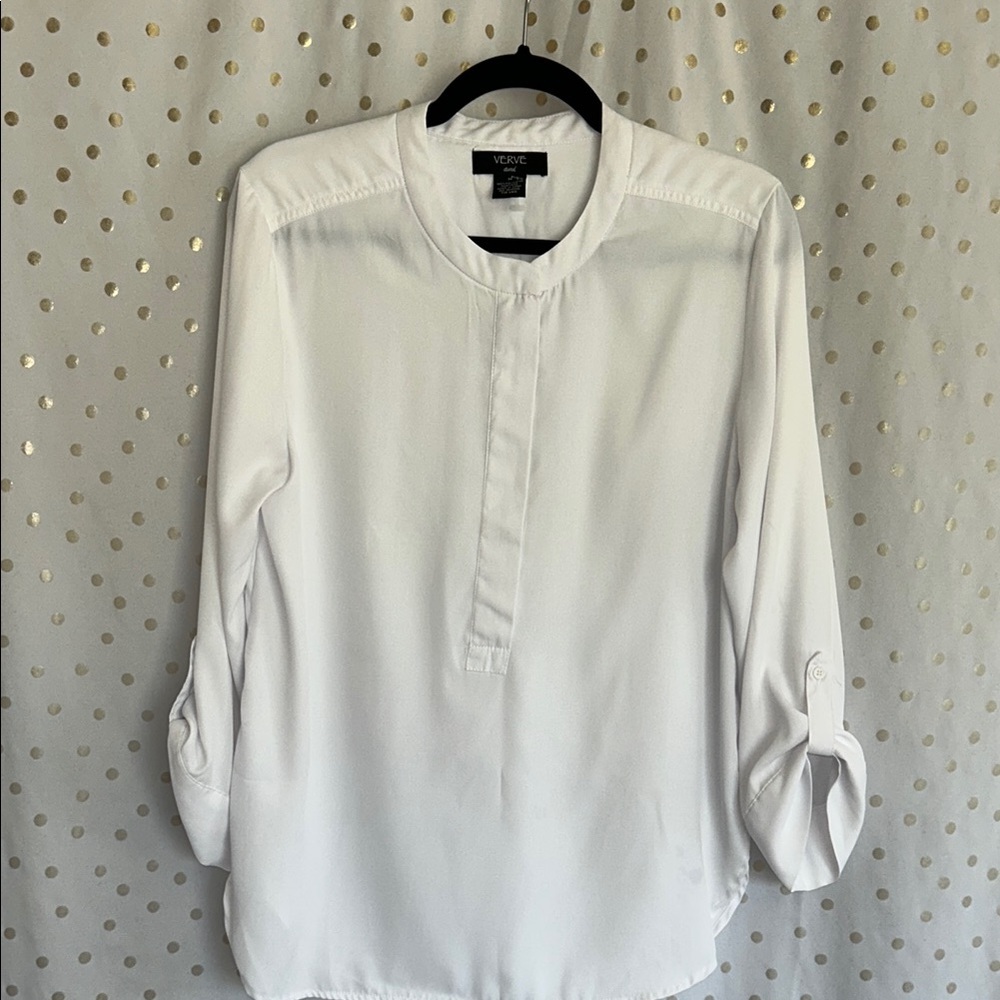 Verve Ami White Blouse Size M